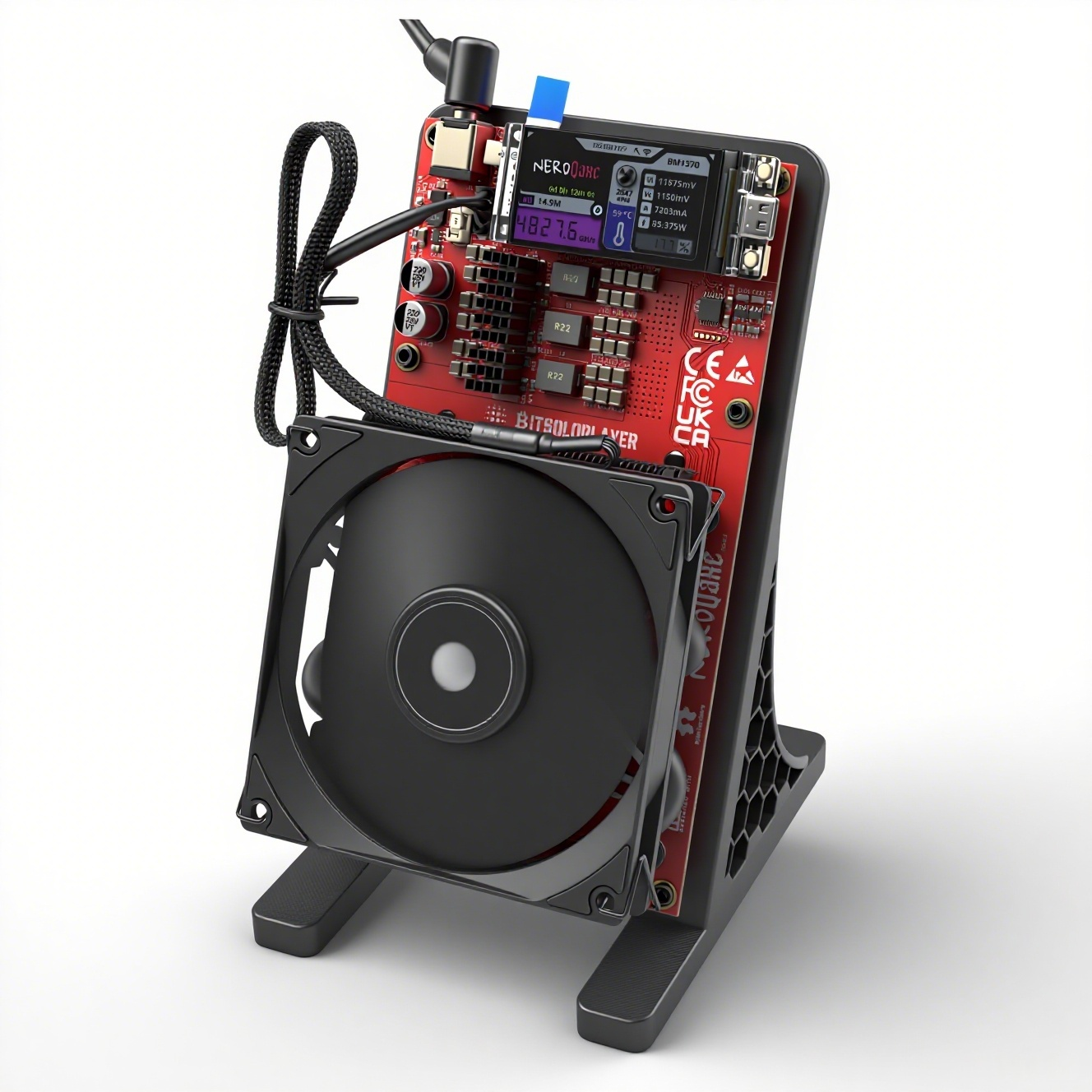 NerdQaxe++ -4.8TH/s -75w- Bitcoins Miner