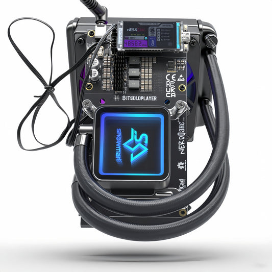NerdQaxe++ Hydro — 4.8Th/s @ 75W | Silent Water-Cooled Bitcoin Miner