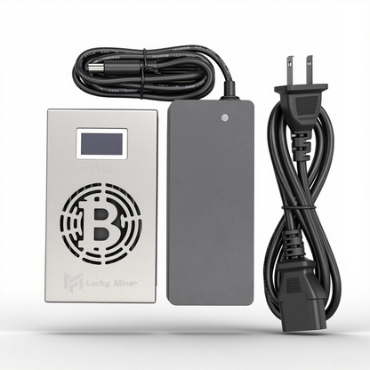 Lucky Miner LV06 – 500GH/s Solo Bitcoin Lottery Miner with Free Return & Beginner Video Guide