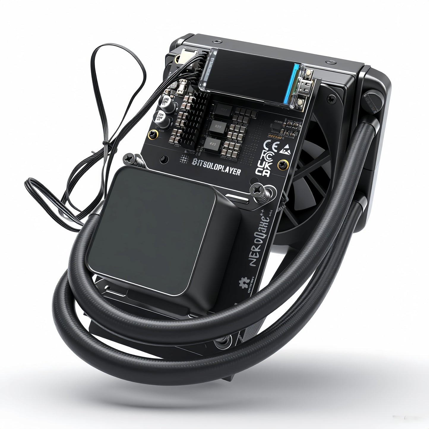 NerdQaxe++ Hydro — 4.8Th/s @ 75W | Silent Water-Cooled Bitcoin Miner