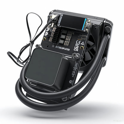 NerdQaxe++ Hydro — 4.8Th/s @ 75W | Silent Water-Cooled Bitcoin Miner