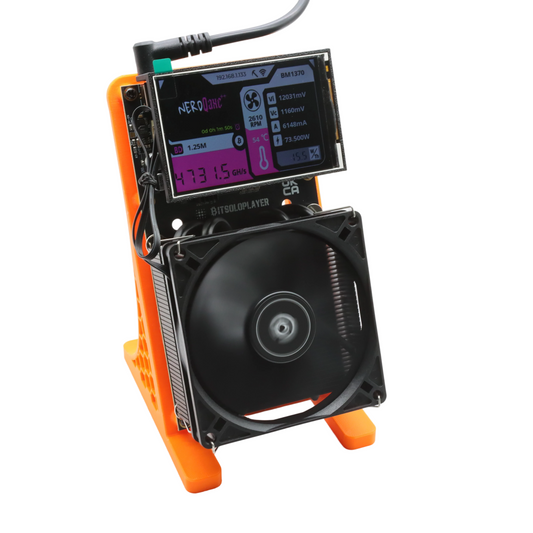 Nerdqaxe++ 4.8TH/S Bitcoin Solo Miner 75W with Large Screen