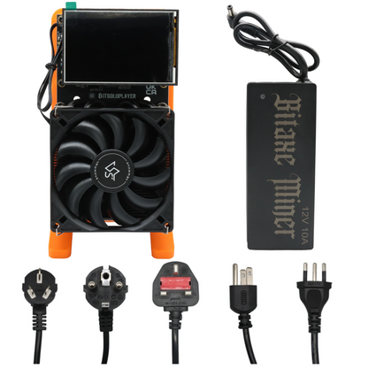 Nerdqaxe++ 4.8TH/S Bitcoin Solo Miner 75W with Large Screen