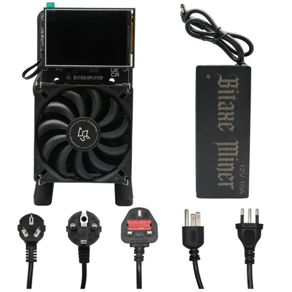 Nerdqaxe++ 4.8TH/S Bitcoin Solo Miner 75W with Large Screen